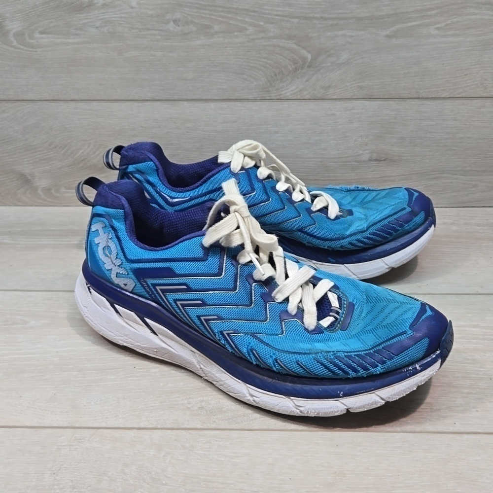Hoka One One Mens Clifton 4 Athletic Running Sneakers shoes sz 13